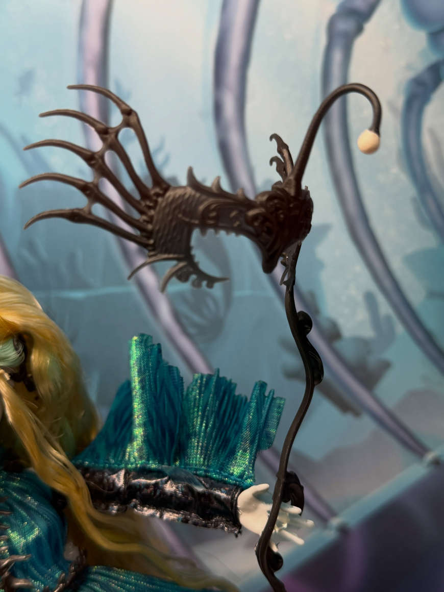 Monster High Skullector Ghouls Rule Lagoona Blue doll Comic Con 2026 in real life photos