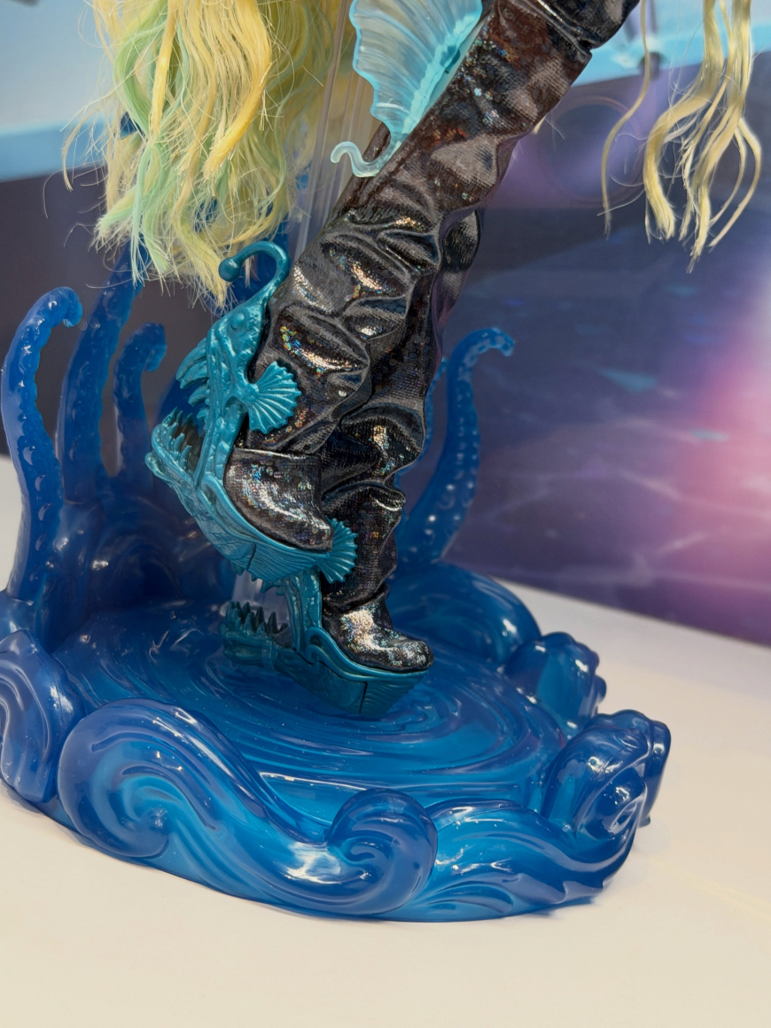 Monster High Skullector Ghouls Rule Lagoona Blue doll Comic Con 2026 in real life photos