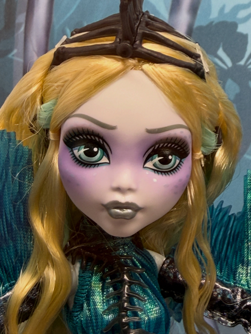 Monster High Skullector Ghouls Rule Lagoona Blue doll Comic Con 2026 in real life photos