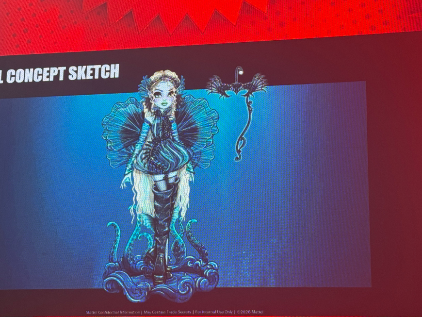 Monster High Skullector Ghouls Rule Lagoona Blue doll Comic Con 2026
