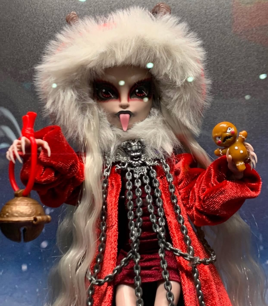 Monster High Skullector Krampus doll in real life photos