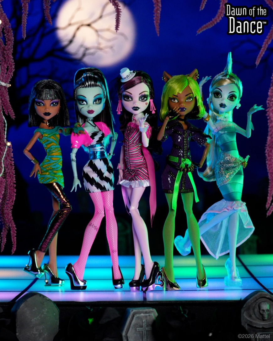 Monster High Boo-riginal Creeproduction Dawn of the Dance dolls 2026