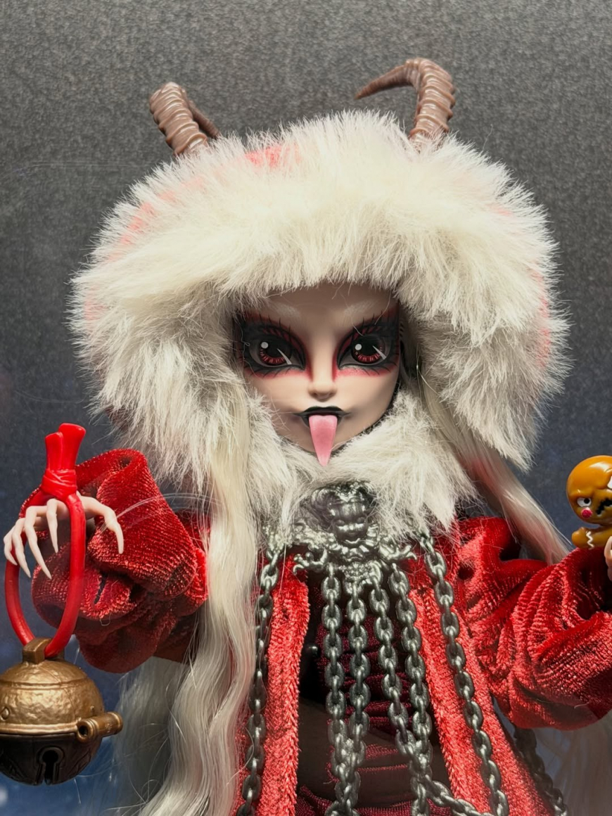 Monster High Skullector Krampus doll irl photos