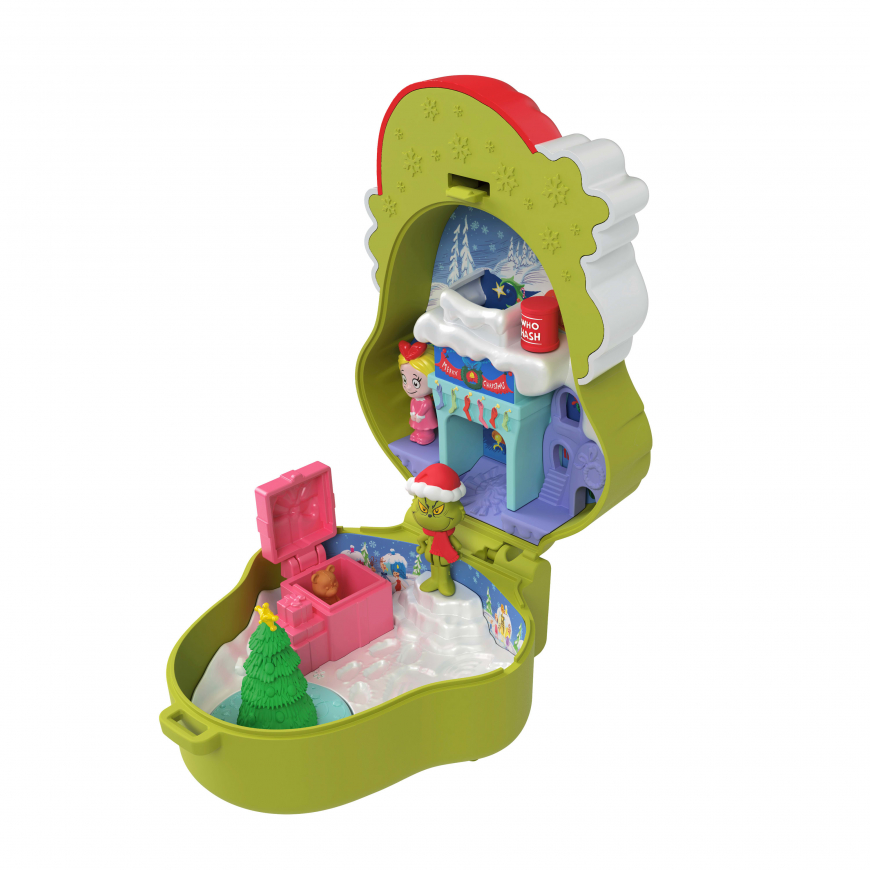 Polly Pocket x The Grinch Compact