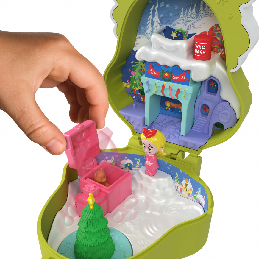 Polly Pocket x The Grinch Compact