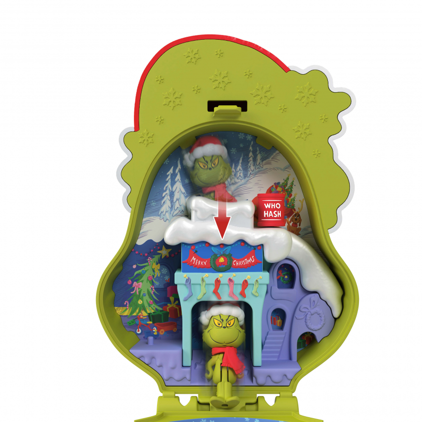 Polly Pocket x The Grinch Compact