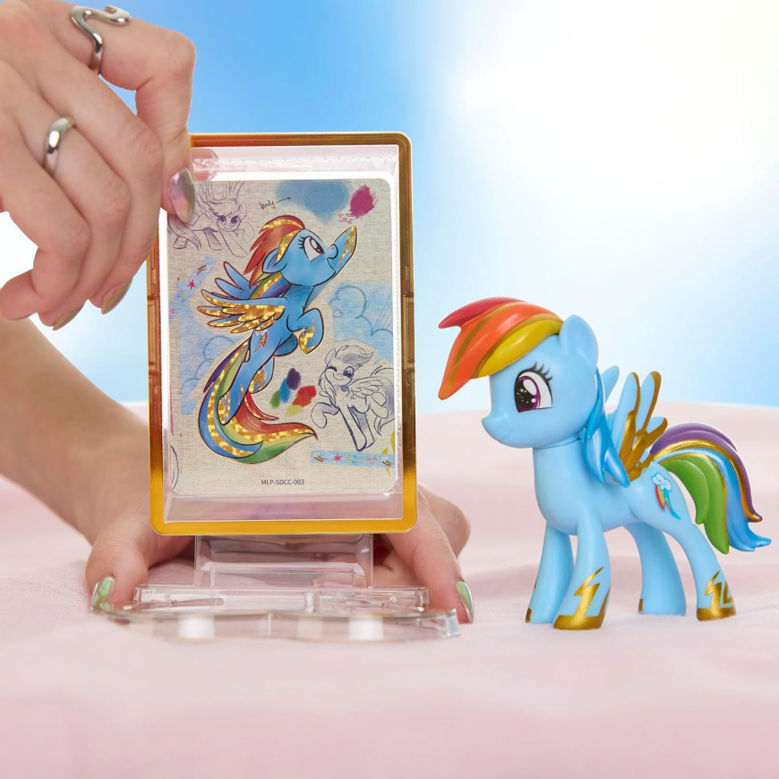 My Little Pony Kayou Friendship in the Cards - 4 Special Edition Pony Toys with Collectible Cards