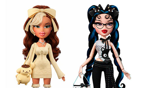 Bratz x Hello Kitty Series 2 dolls Fianna and Kumi