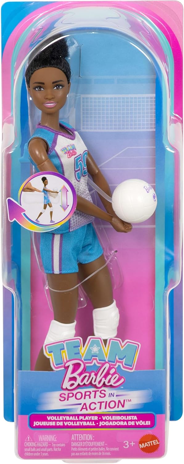 The Team Barbie Sports in Action Volleyball Player doll