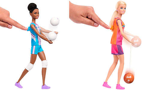 Team Barbie Sport in Action dolls