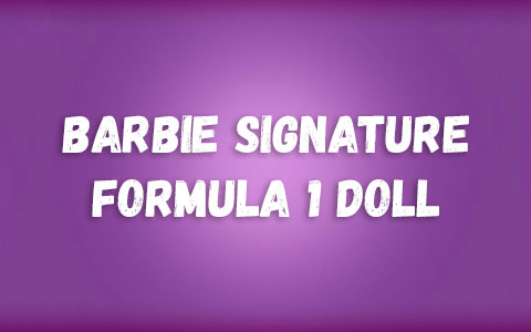 Barbie Signature Formula 1 doll