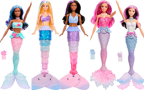 Barbie in a Mermaid Tale Adventure dolls: Swim and Surf mermaids