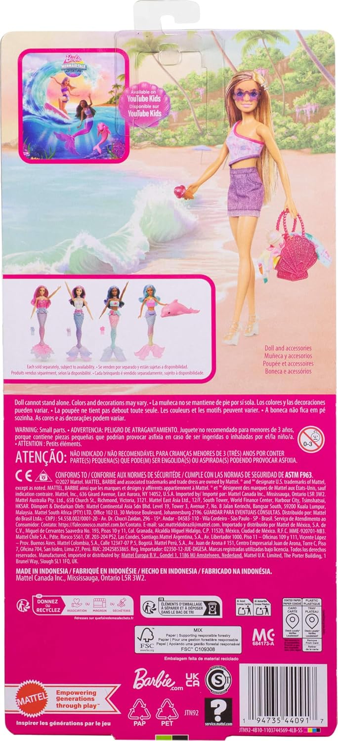Barbie in a Mermaid Tale Adventure Beach day doll