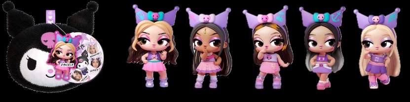 LOL Surprise Kuromi x KATSEYE dolls art