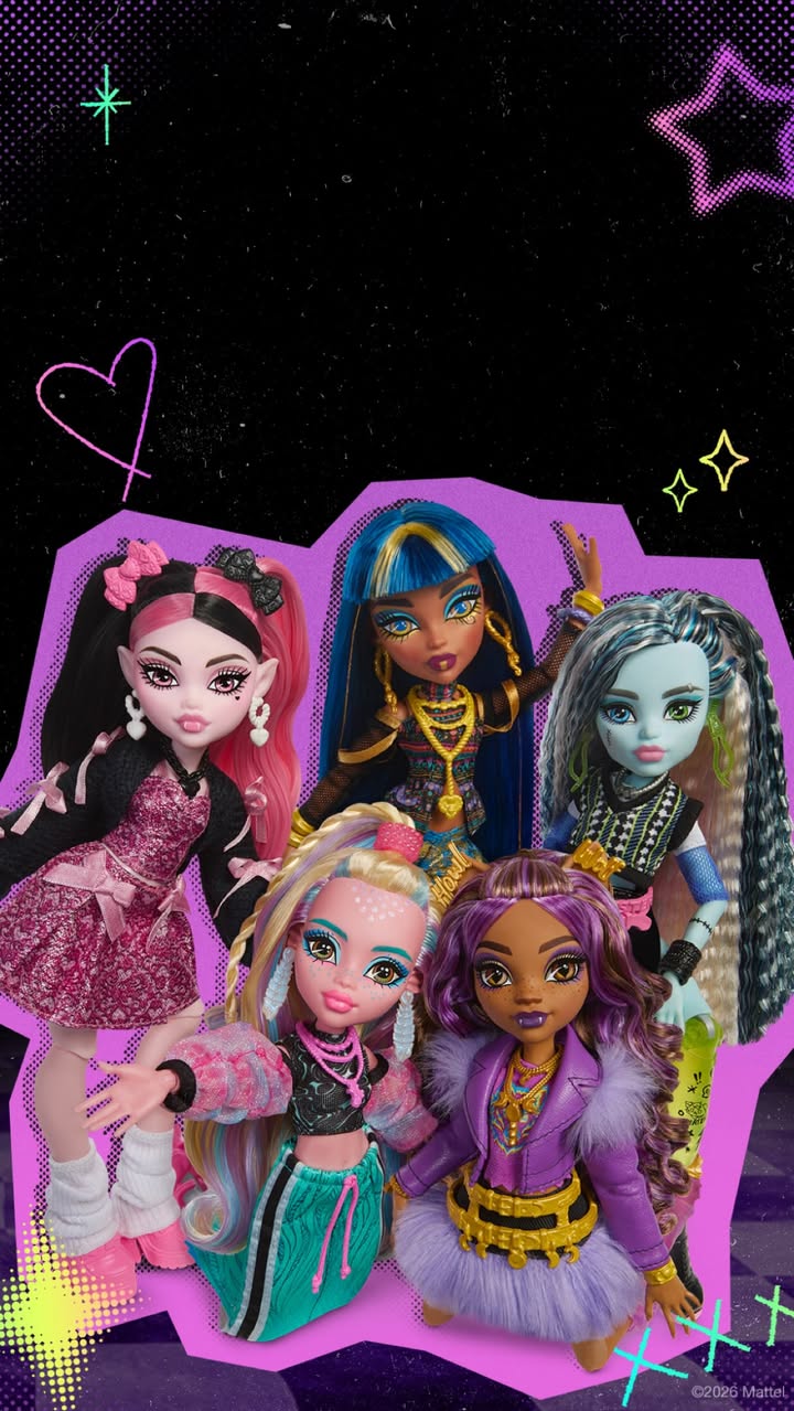 Monster High and Moonspell Magic mobile wallpapers