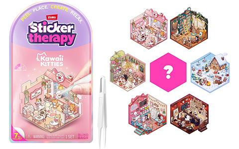 Zuru Sticker Therapy Kawaii Kitties packs