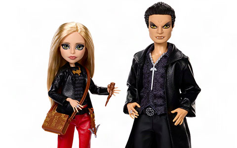 Monster High Skullector Buffy The Vampire Slayer Dolls Buffy and Angel Doll 2-Pack