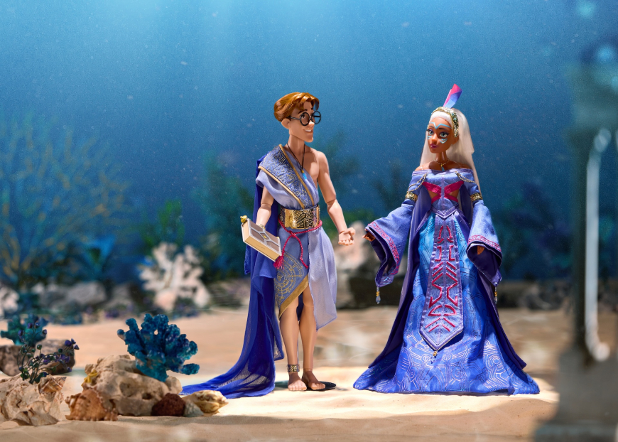 Milo Thatch and Princess Kida Limited Edition Doll set