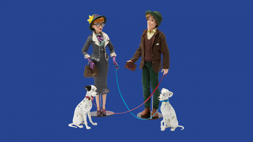 101 Dalmatians Roger and Anita Limited Edition Doll Set
