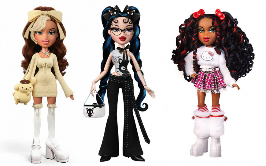 Bratz x Hello Kitty Series 2 dolls Fianna and Kumi