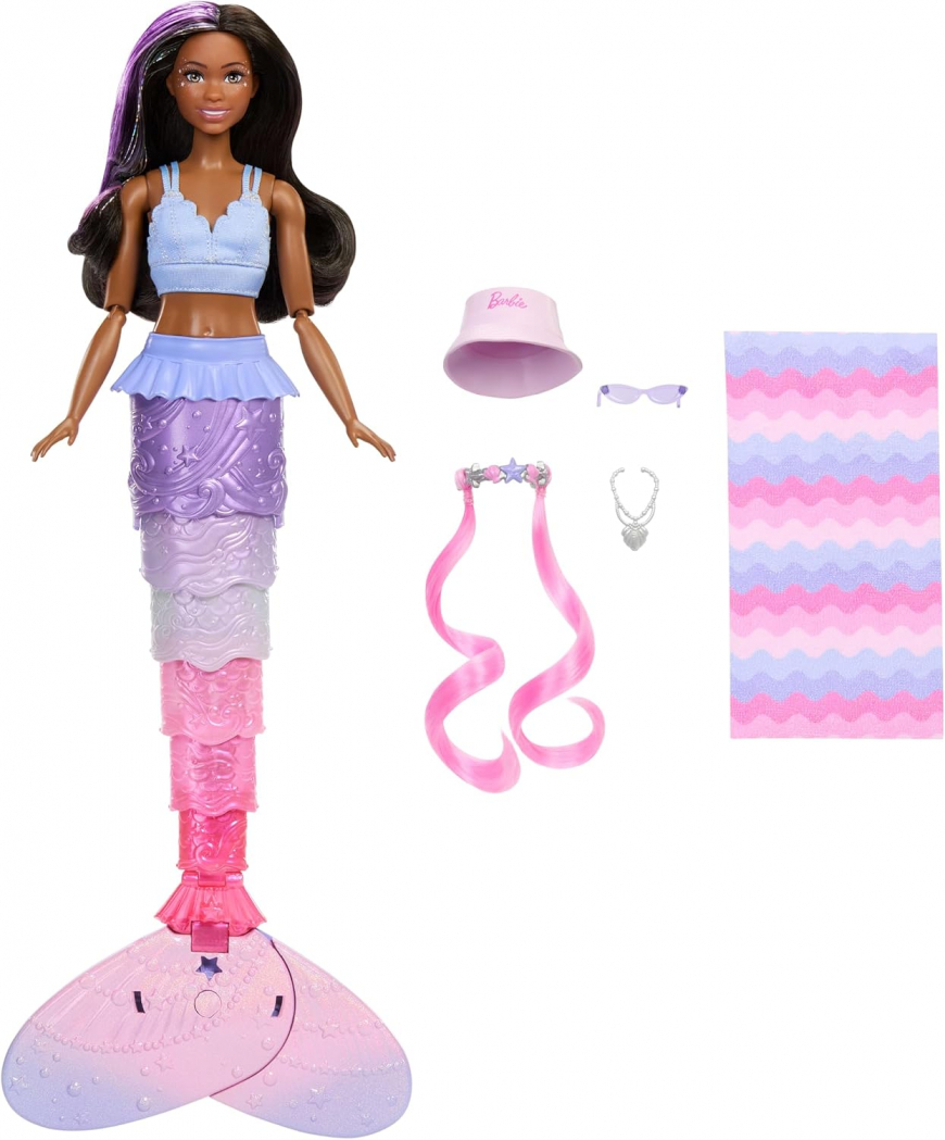 Barbie in a Mermaid Tale Adventure Swim and Surf mermaid doll Brooklyn