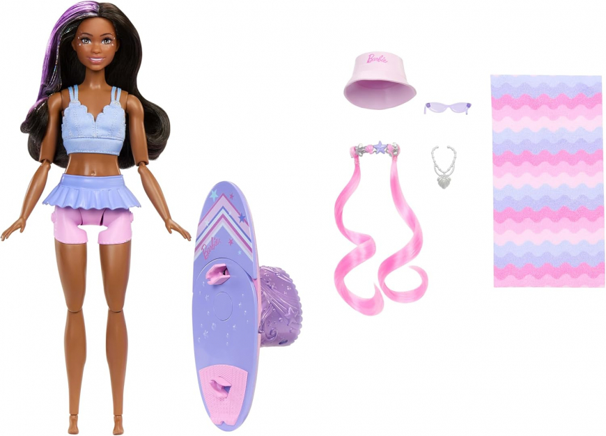 Barbie in a Mermaid Tale Adventure Swim and Surf mermaid doll Brooklyn