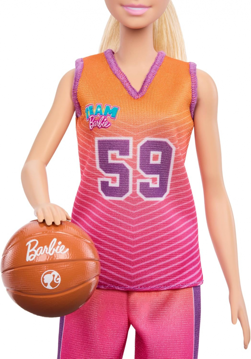 The Team Barbie Sports in Action Basketball Player doll