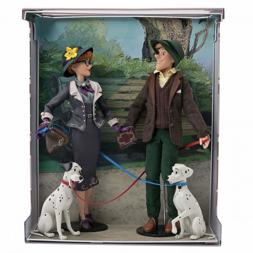 101 Dalmatians Roger and Anita Limited Edition Doll Set