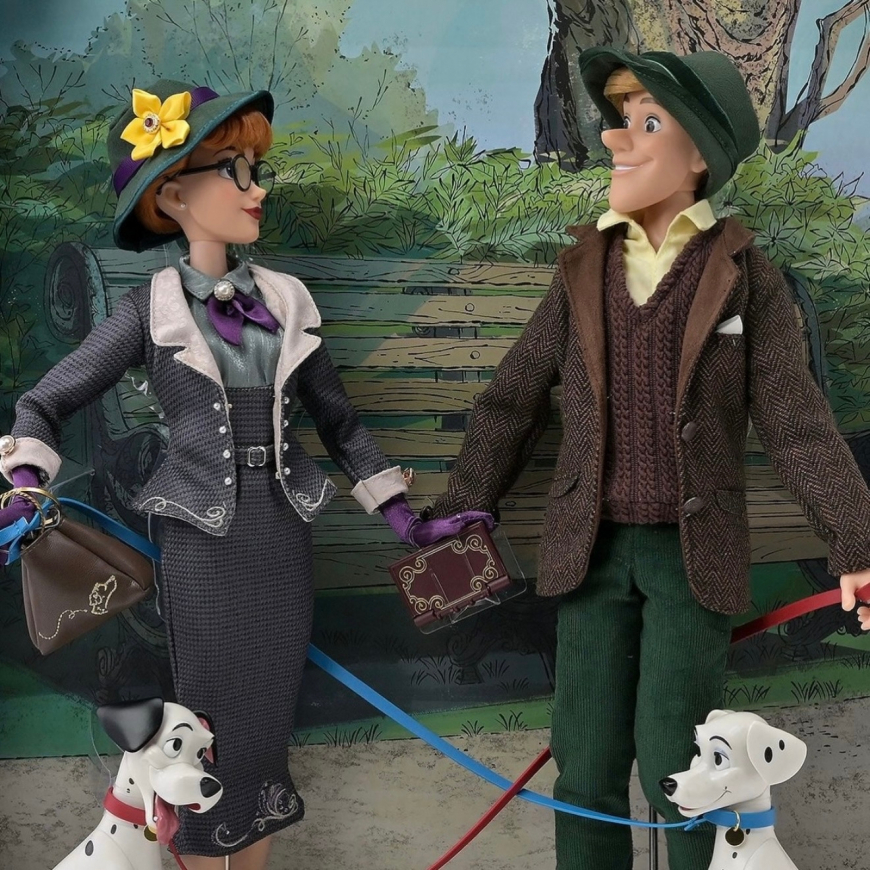 101 Dalmatians Roger and Anita Limited Edition Doll Set