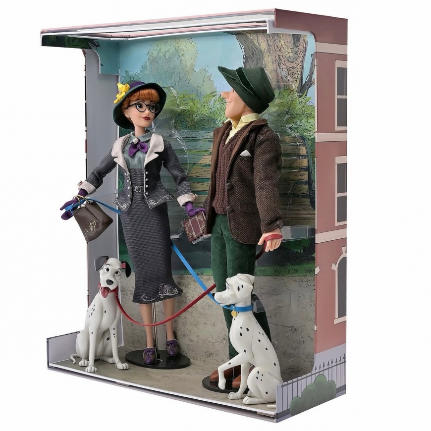 101 Dalmatians Roger and Anita Limited Edition Doll Set