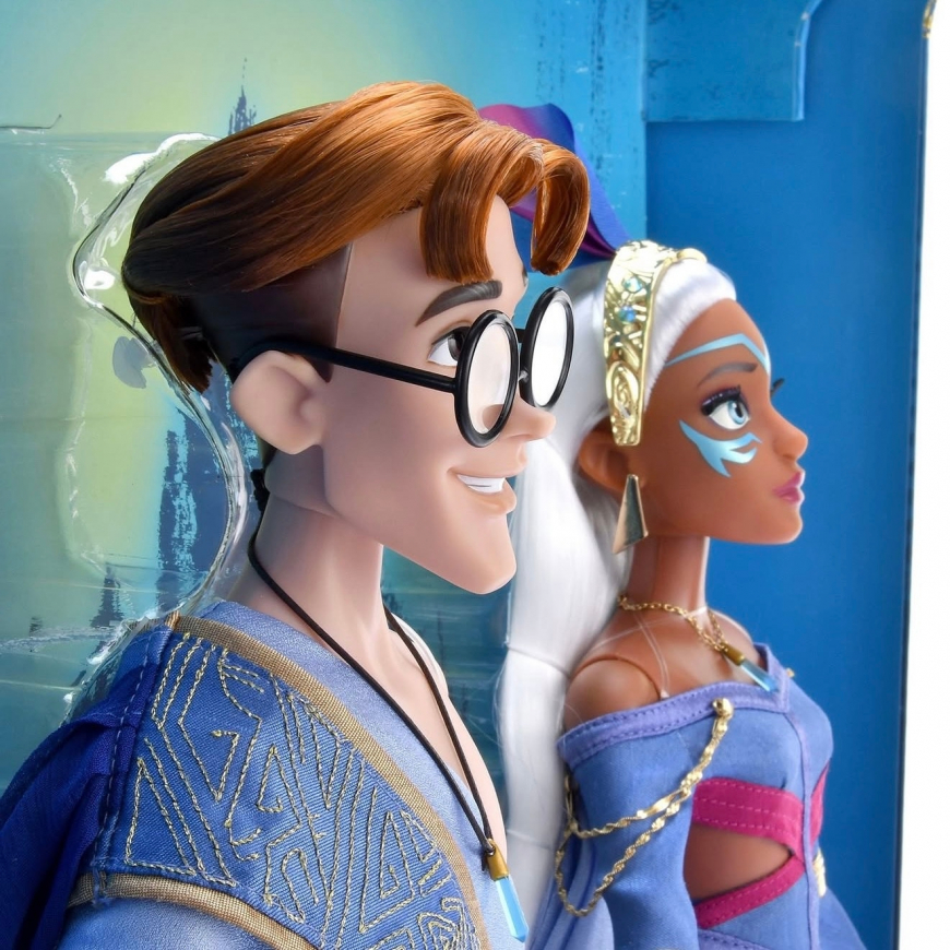 Milo Thatch and Princess Kida Limited Edition Doll set