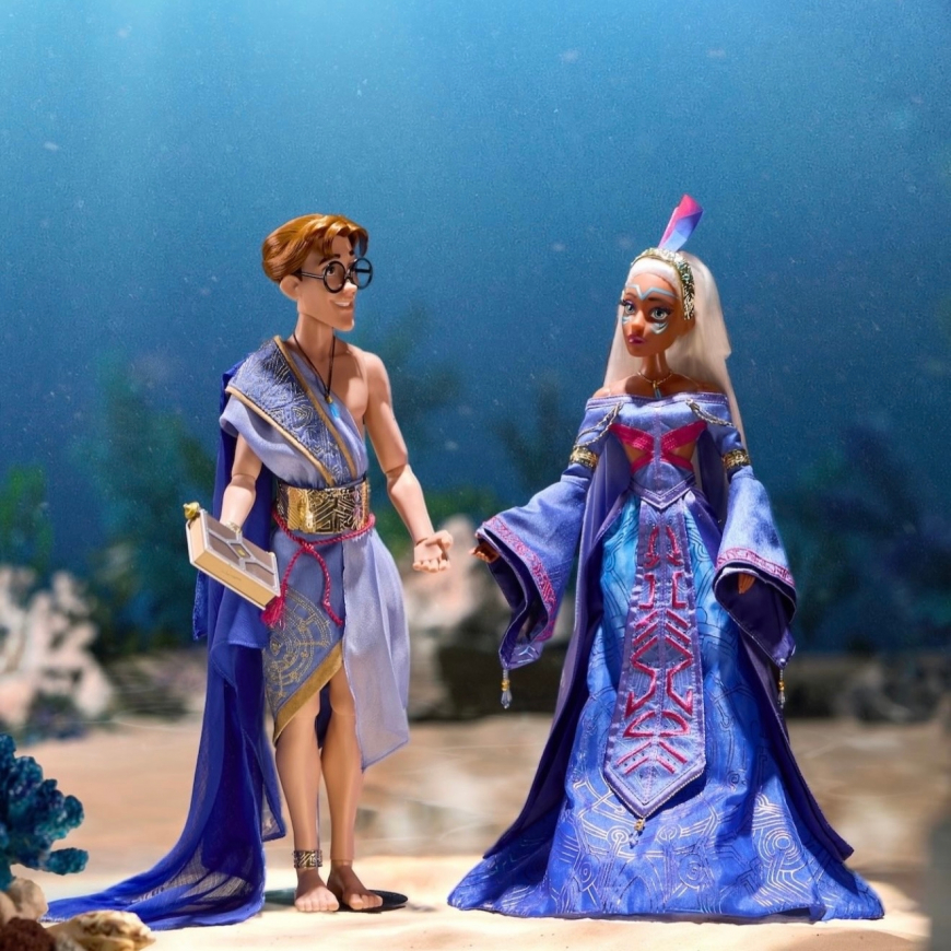 Milo Thatch and Princess Kida Limited Edition Doll set