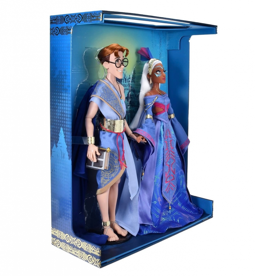 Milo Thatch and Princess Kida Limited Edition Doll set
