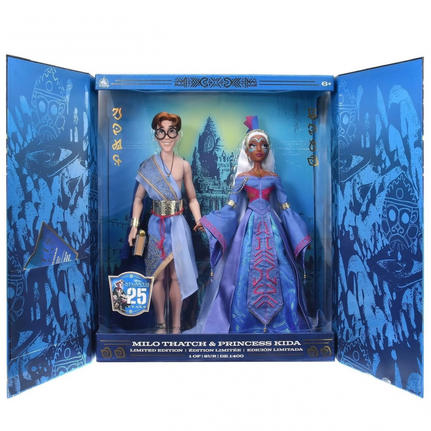 Milo Thatch and Princess Kida Limited Edition Doll set