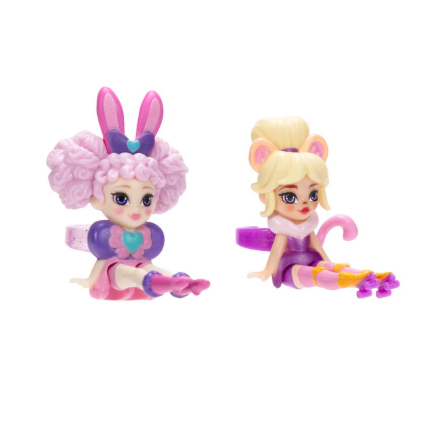 Ring Queens Wild Side 2-Pack Miniature Dolls Hunny Bunny & Mousette
