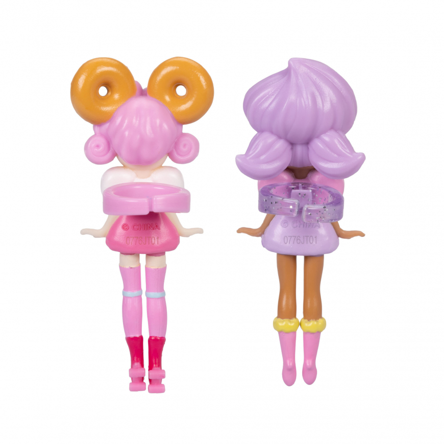Ring Queens Foodie 2-Pack Miniature Dolls Sugar Pop & Confetti Glaze