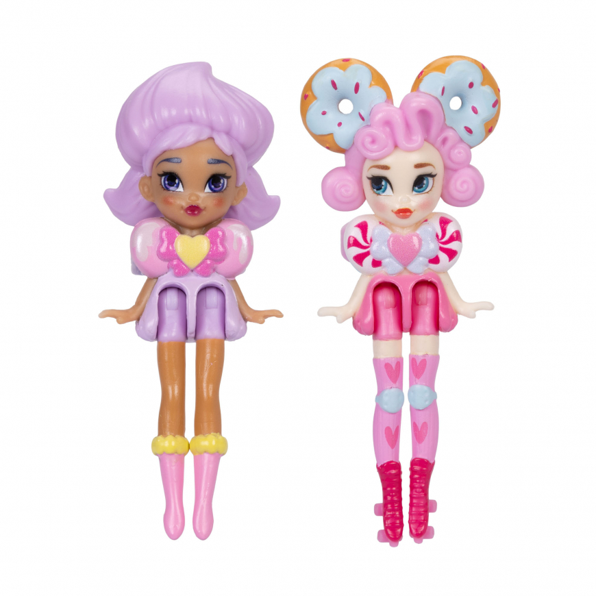 Ring Queens Foodie 2-Pack Miniature Dolls Sugar Pop & Confetti Glaze