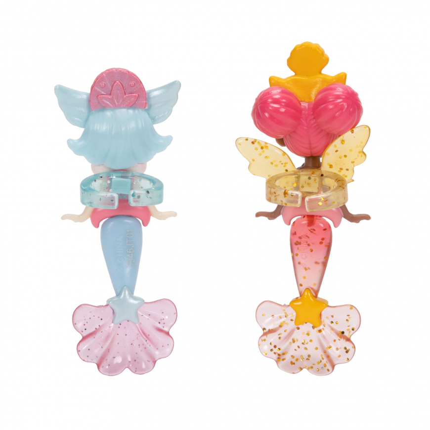 Ring Queens Fanta-Sea 2-Pack Miniature Dolls Marigold & Starlight Mermaid