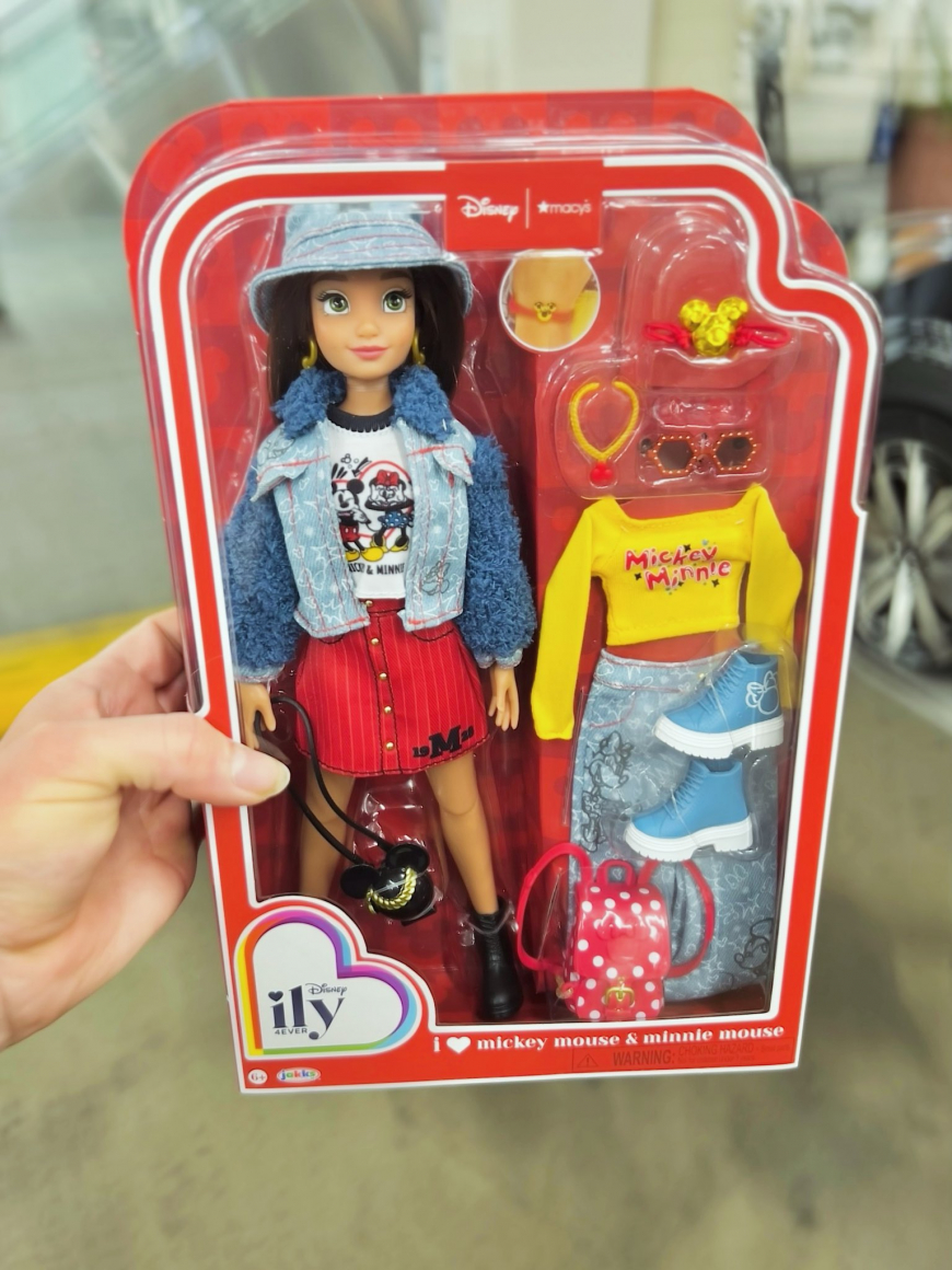 Disney ILY 4ever Mickey Mouse and Minnie Mouse-Themed Deluxe Fashion Doll from Macy’s