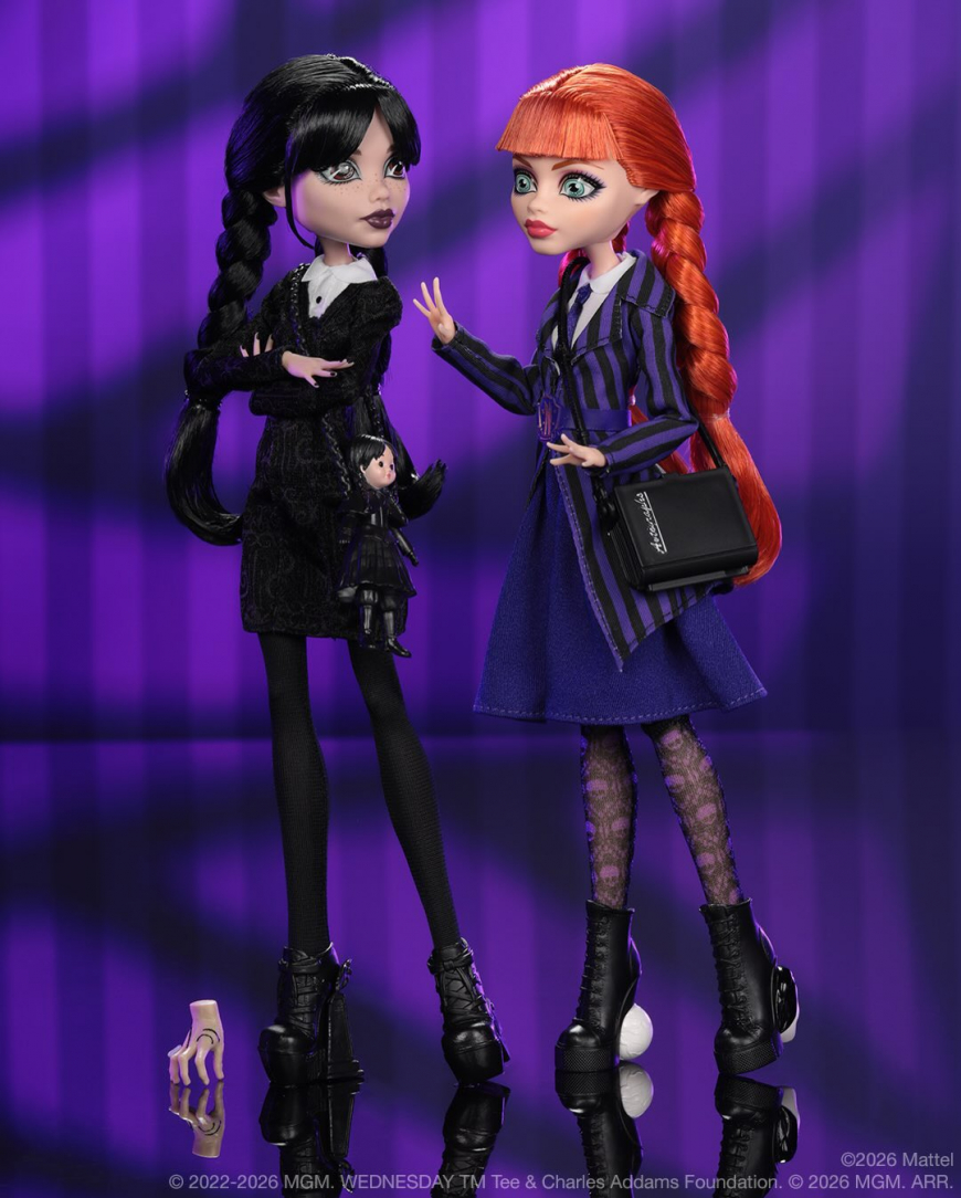 Monster High x Netflix's Wednesday season 2 doll 2026