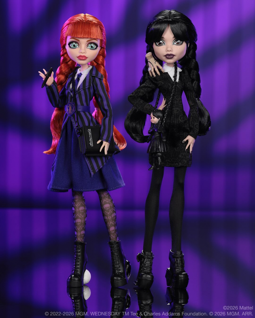 Monster High x Netflix's Wednesday season 2 doll 2026