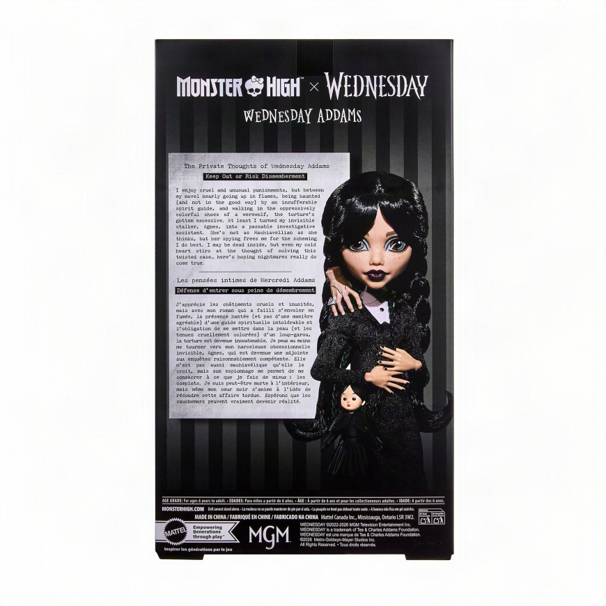 Monster High x Wednesday 2026 new Wednesday season 2 doll