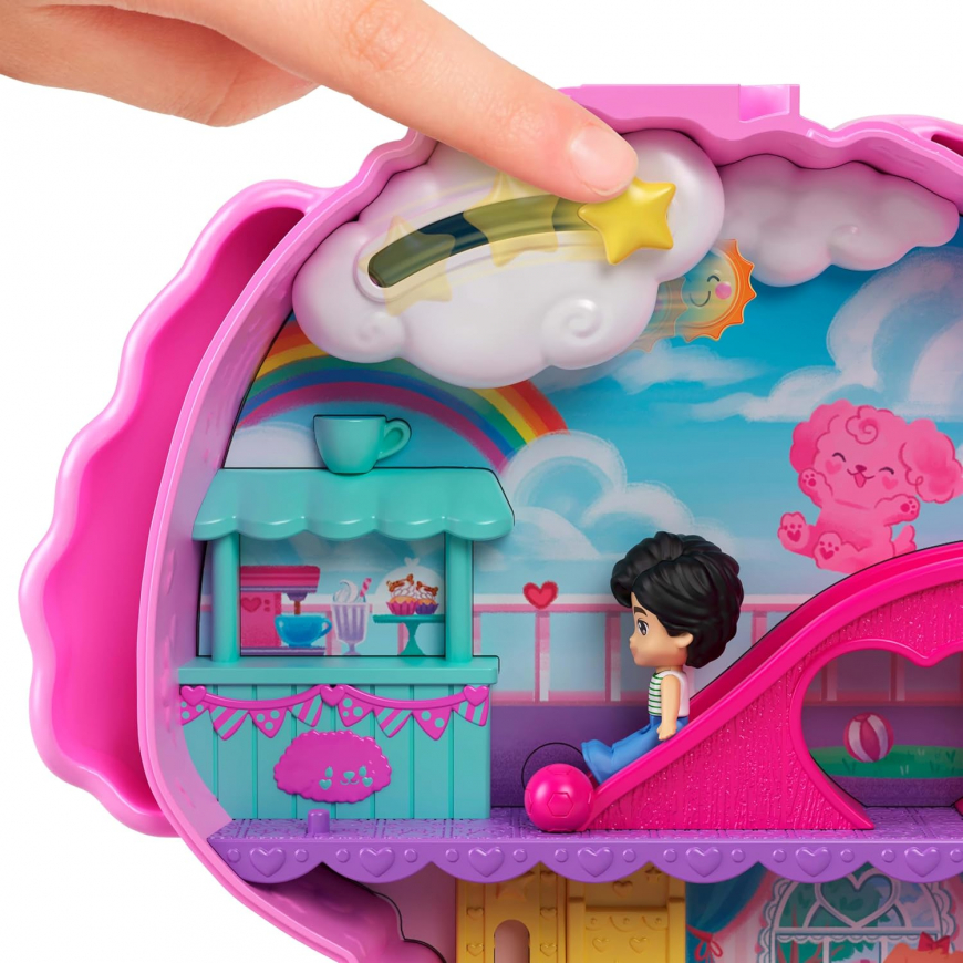 Polly Pocket Café Pup Purse Playset