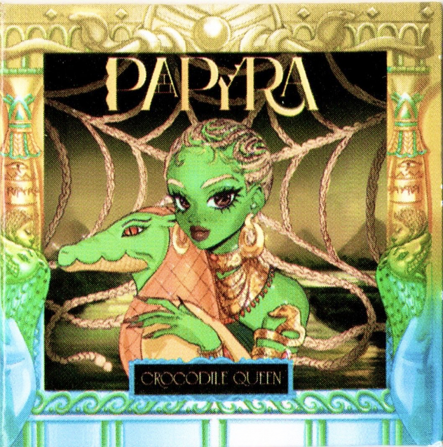 Papyra “Crocodile Queen” Vinyl Album Cover