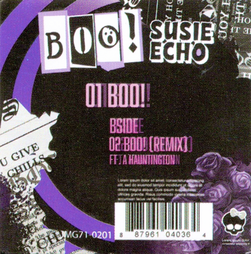 Susie Echo “Boo!” Vinyl Album Cover