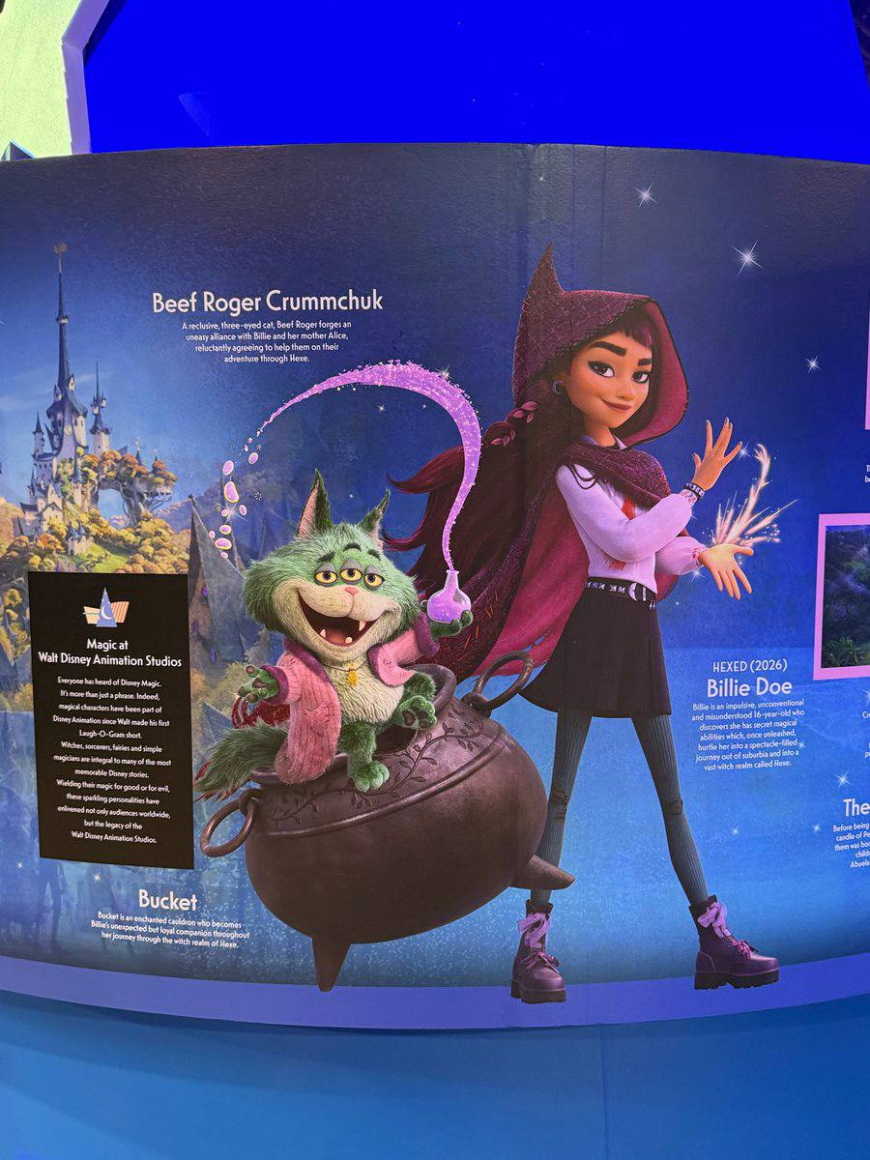 Disney Hexed new characters Beef Roger Crummchuk and Bucket