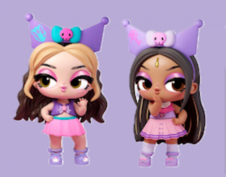 LOL Surprise Kuromi x KATSEYE dolls art