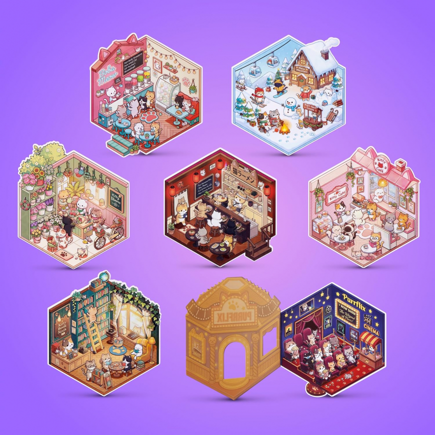 Zuru Sticker Therapy Kawaii Kitties