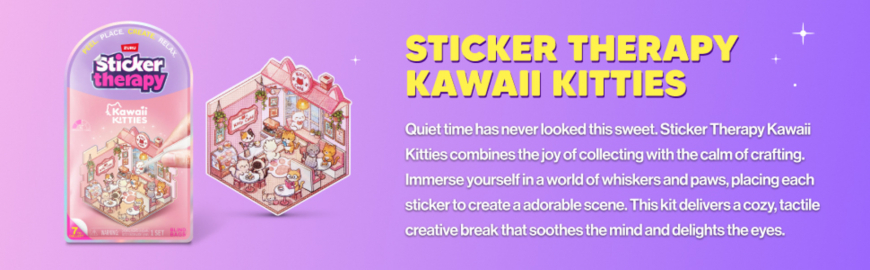 Zuru Sticker Therapy Kawaii Kitties