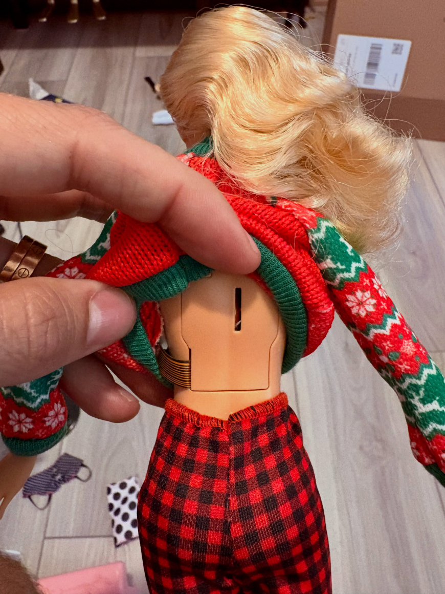 Barbie Signature Holiday Sweaters doll Millie irl photos